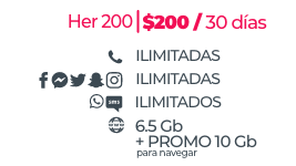 Paquete HER 200